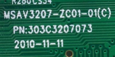 MAIN PARA TV WESTINGHOUSE / NUMERO DE PARTE 303C3207073 / MSAV3207-ZC01-01 / MTC236LEDC01F / 222-110607005 / MODELO LD-2480 - Imagen 2